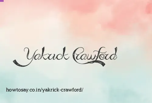 Yakrick Crawford