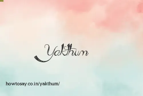 Yakthum