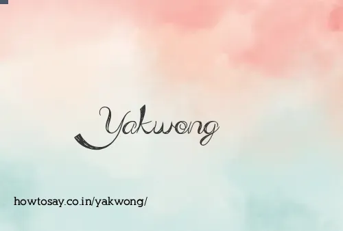 Yakwong