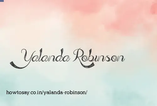 Yalanda Robinson