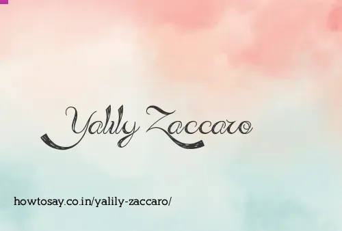 Yalily Zaccaro