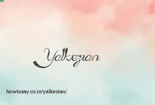 Yalkezian