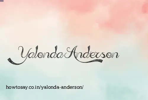 Yalonda Anderson