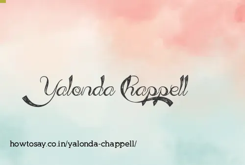 Yalonda Chappell