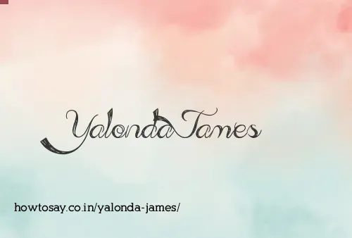 Yalonda James