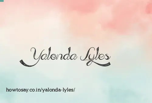 Yalonda Lyles