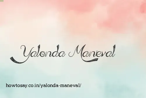 Yalonda Maneval