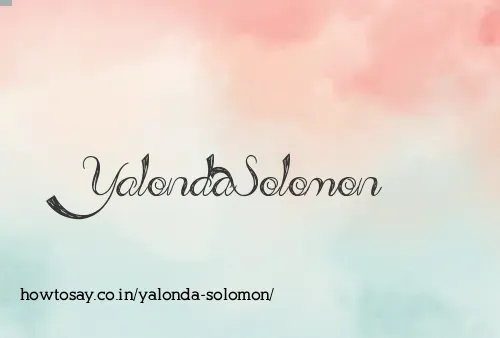 Yalonda Solomon