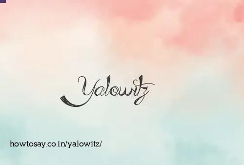 Yalowitz