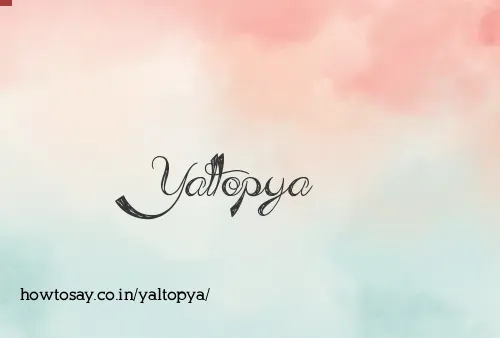 Yaltopya