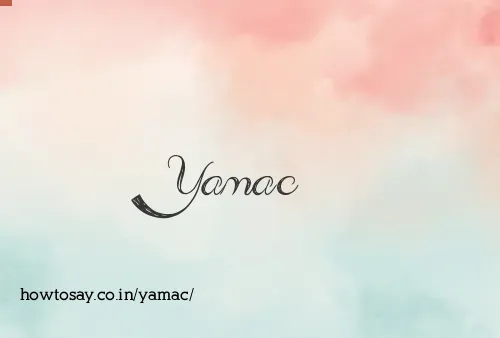 Yamac