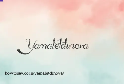 Yamaletdinova