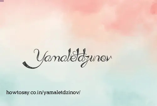 Yamaletdzinov