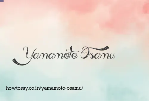 Yamamoto Osamu