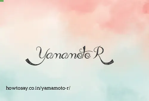 Yamamoto R