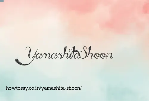 Yamashita Shoon