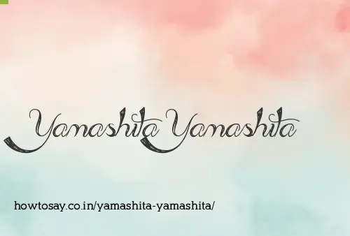 Yamashita Yamashita