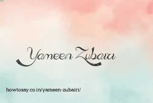 Yameen Zubairi