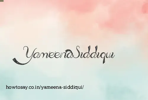 Yameena Siddiqui