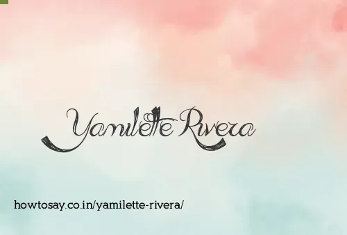 Yamilette Rivera