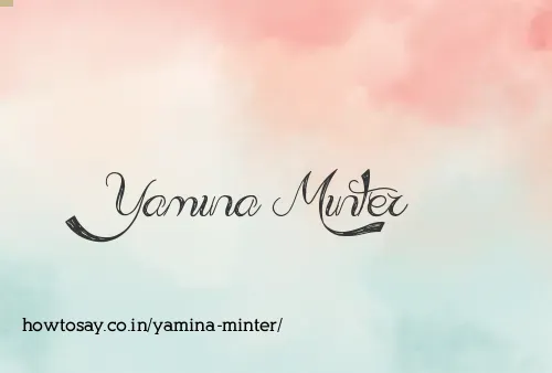 Yamina Minter