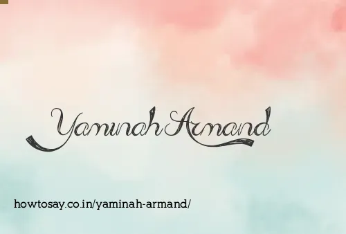 Yaminah Armand