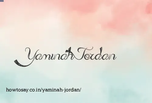 Yaminah Jordan