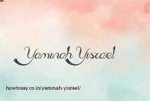 Yaminah Yisrael