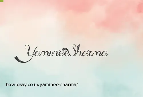 Yaminee Sharma