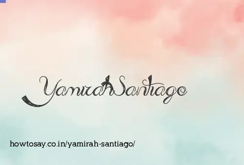 Yamirah Santiago