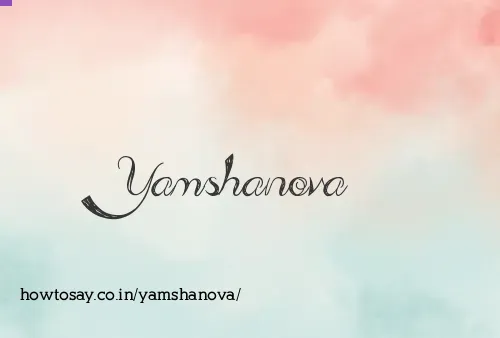 Yamshanova