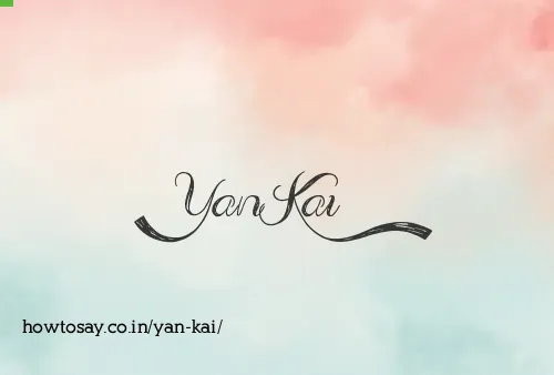 Yan Kai