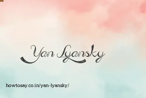 Yan Lyansky