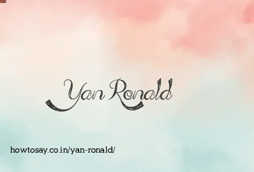 Yan Ronald