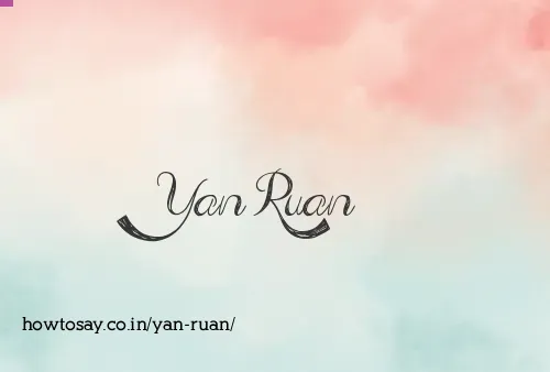 Yan Ruan