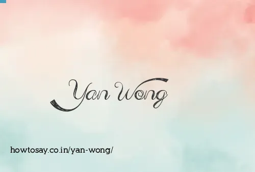 Yan Wong