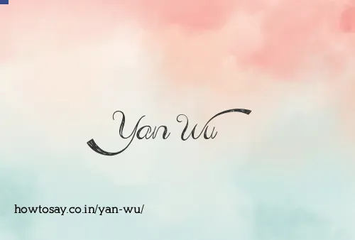 Yan Wu