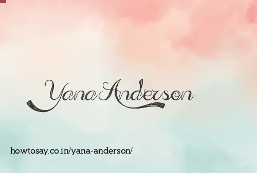 Yana Anderson