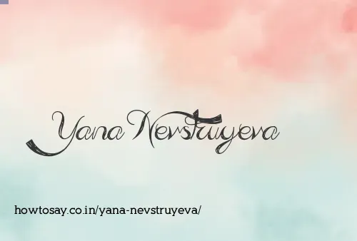 Yana Nevstruyeva