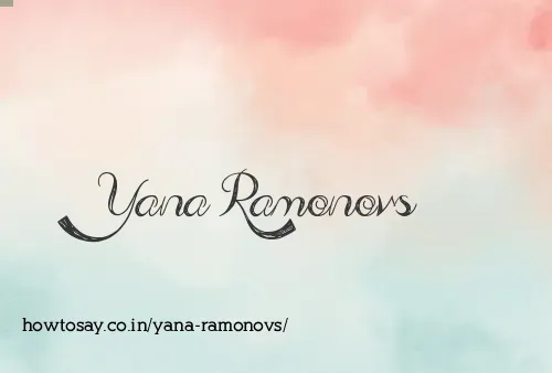 Yana Ramonovs