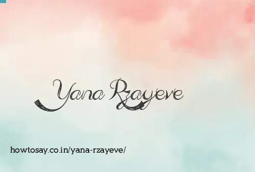 Yana Rzayeve