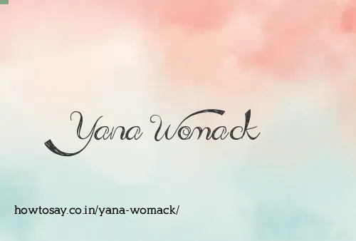 Yana Womack