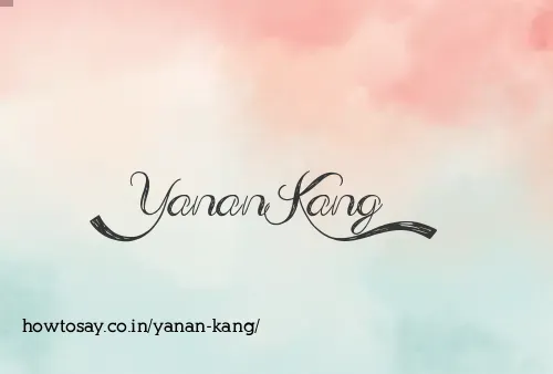 Yanan Kang