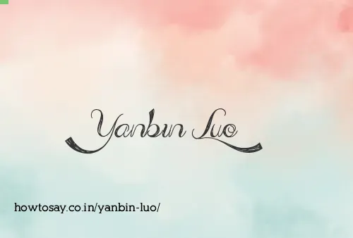 Yanbin Luo