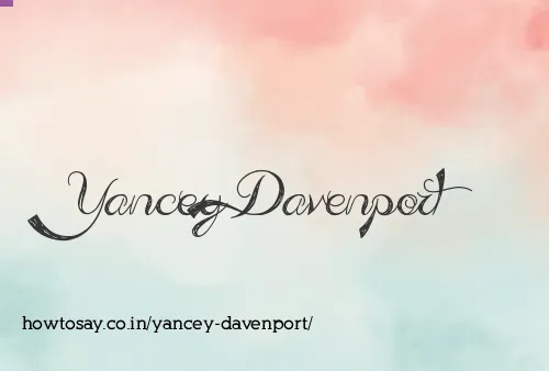 Yancey Davenport