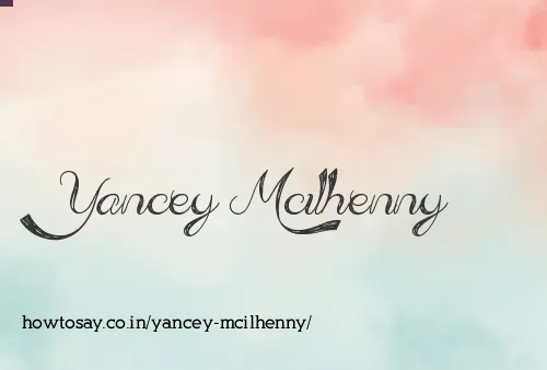 Yancey Mcilhenny