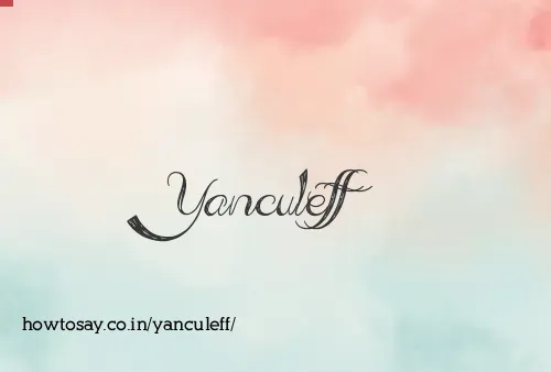 Yanculeff