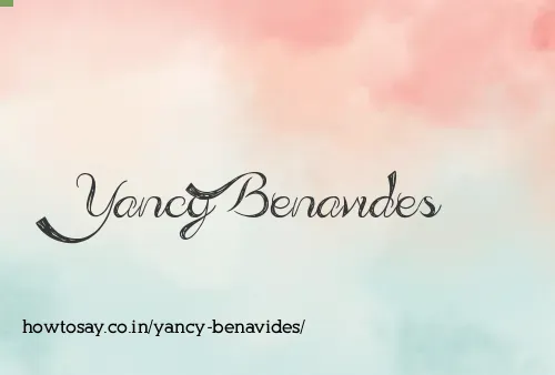 Yancy Benavides
