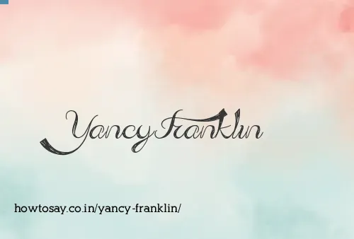 Yancy Franklin