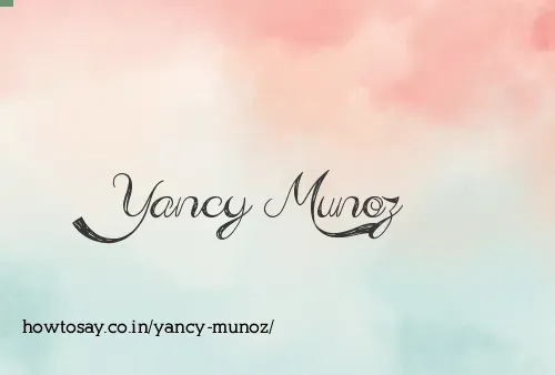 Yancy Munoz